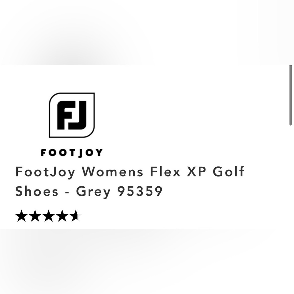 FootJoy Women’s Flex XP Golf Shoes-Gray-Size 7 NIB⛳️ - Picture 9 of 11